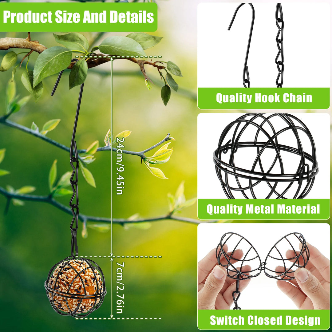 Metal Suet Feeders Set information 