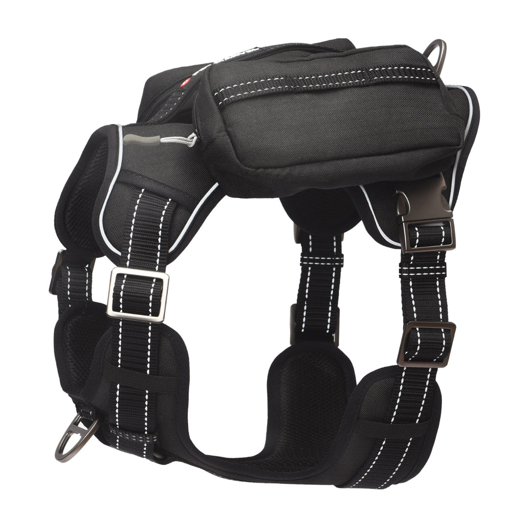 Metal buckle dog harness for training