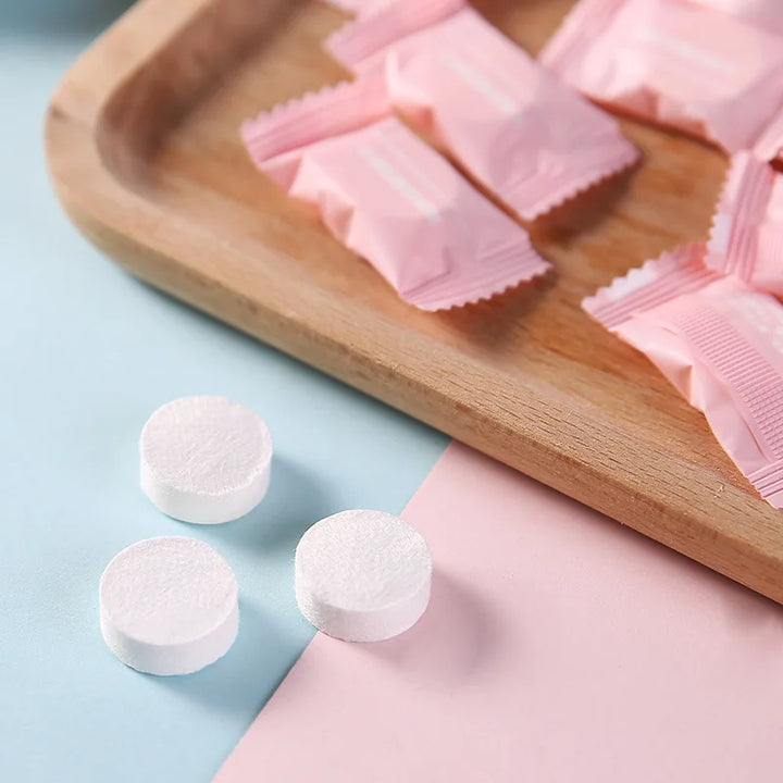Mini Compressed Towels in Capsules
