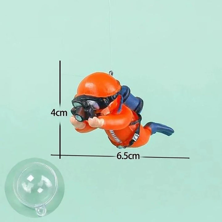 Miniature Diver Aquarium Model