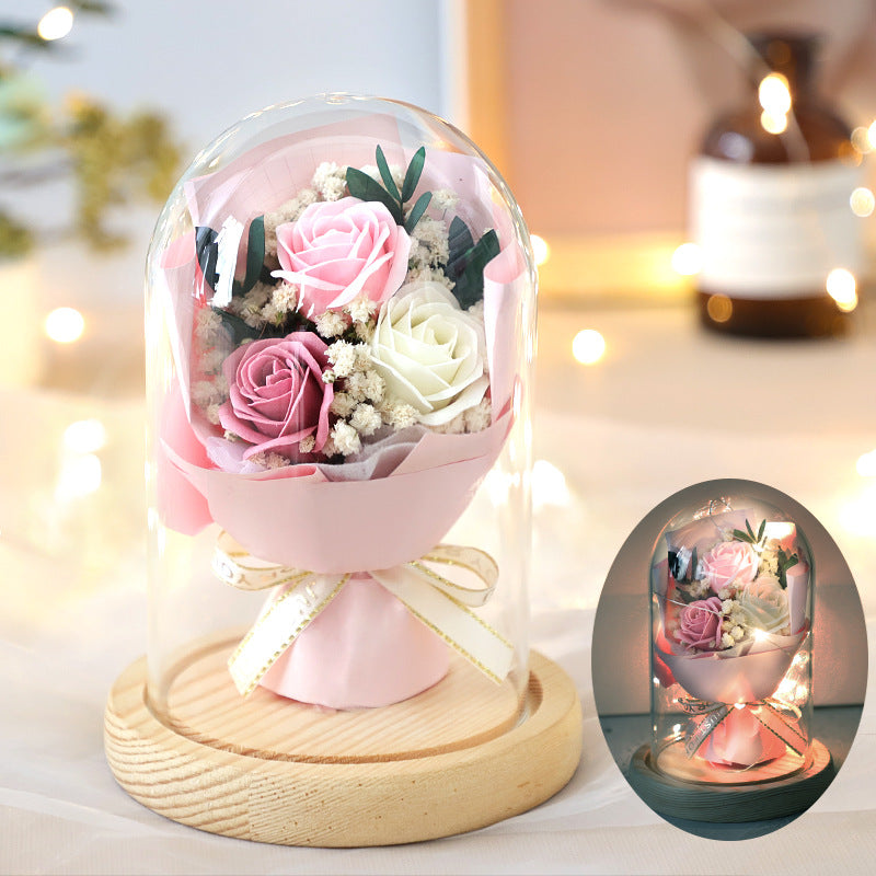 Mixed Rose Glass Cover