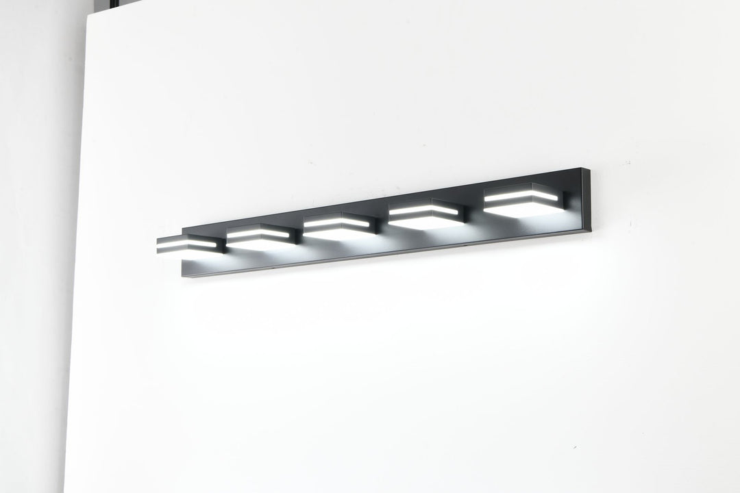 Modern Black LED Vanity Light