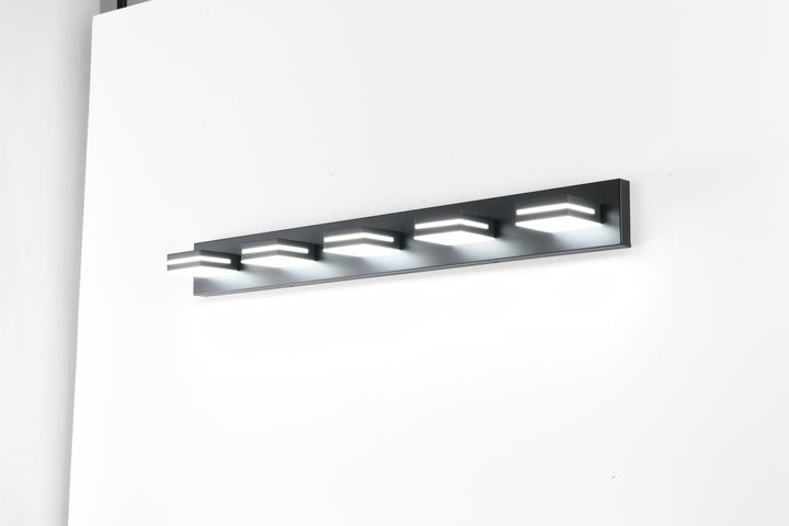 Modern Black LED Vanity Light