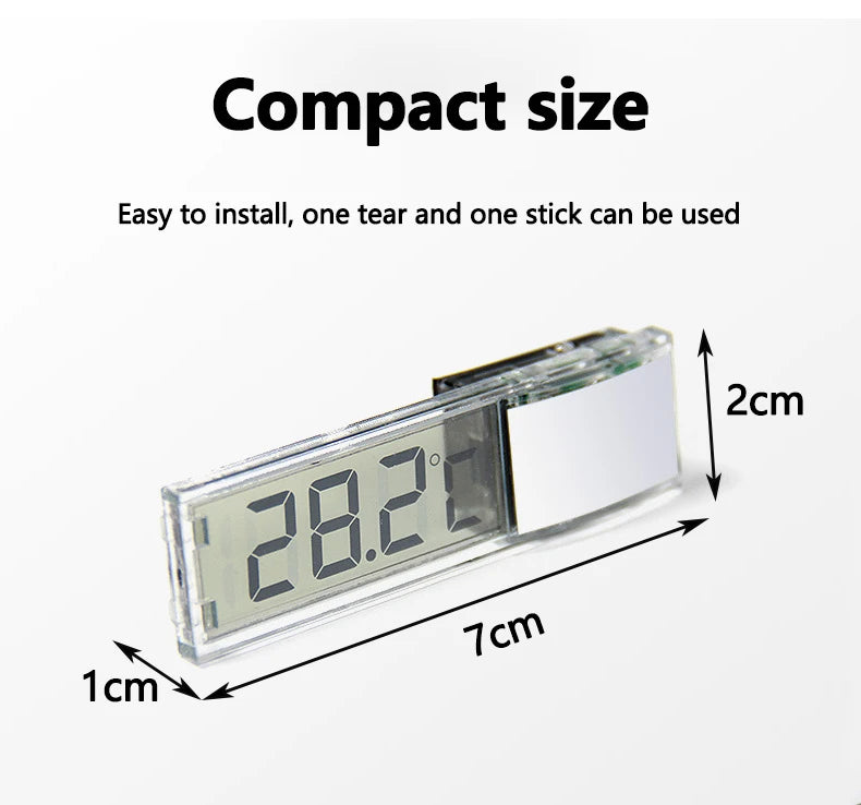 Modern aquarium thermometer design