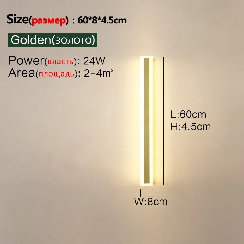 Modern waterproof porch light LED