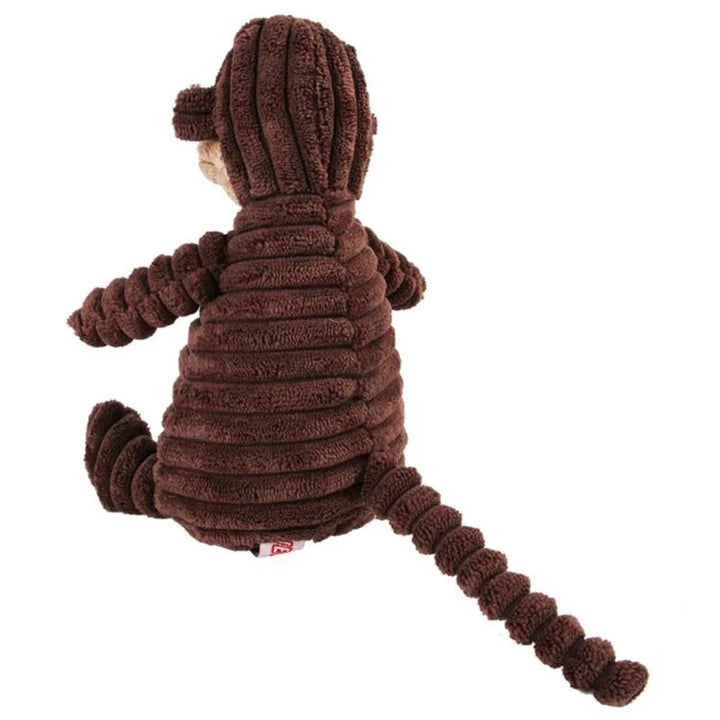 Monkey Plush Toy with Squeaker