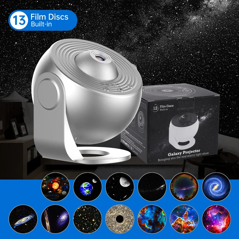 Mood lighting galaxy star projector