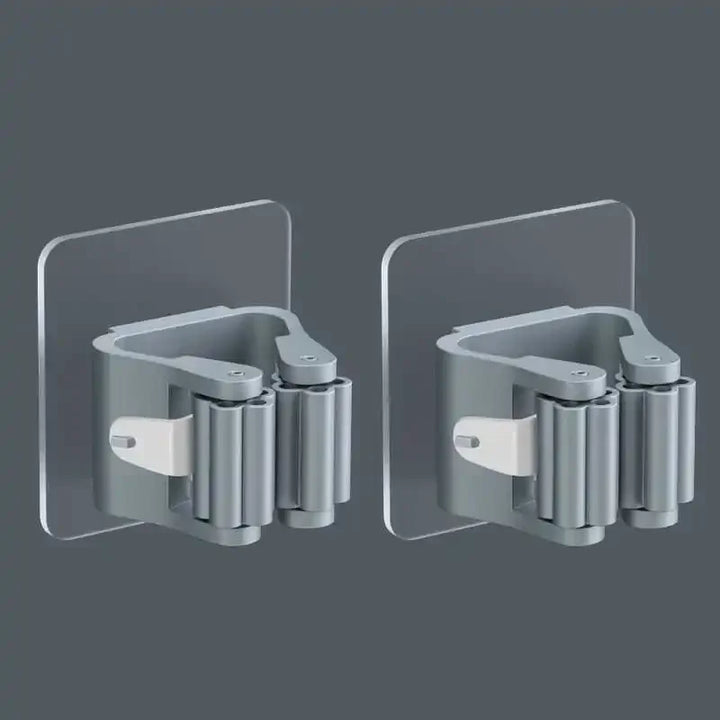 Mounted Mop Organizer