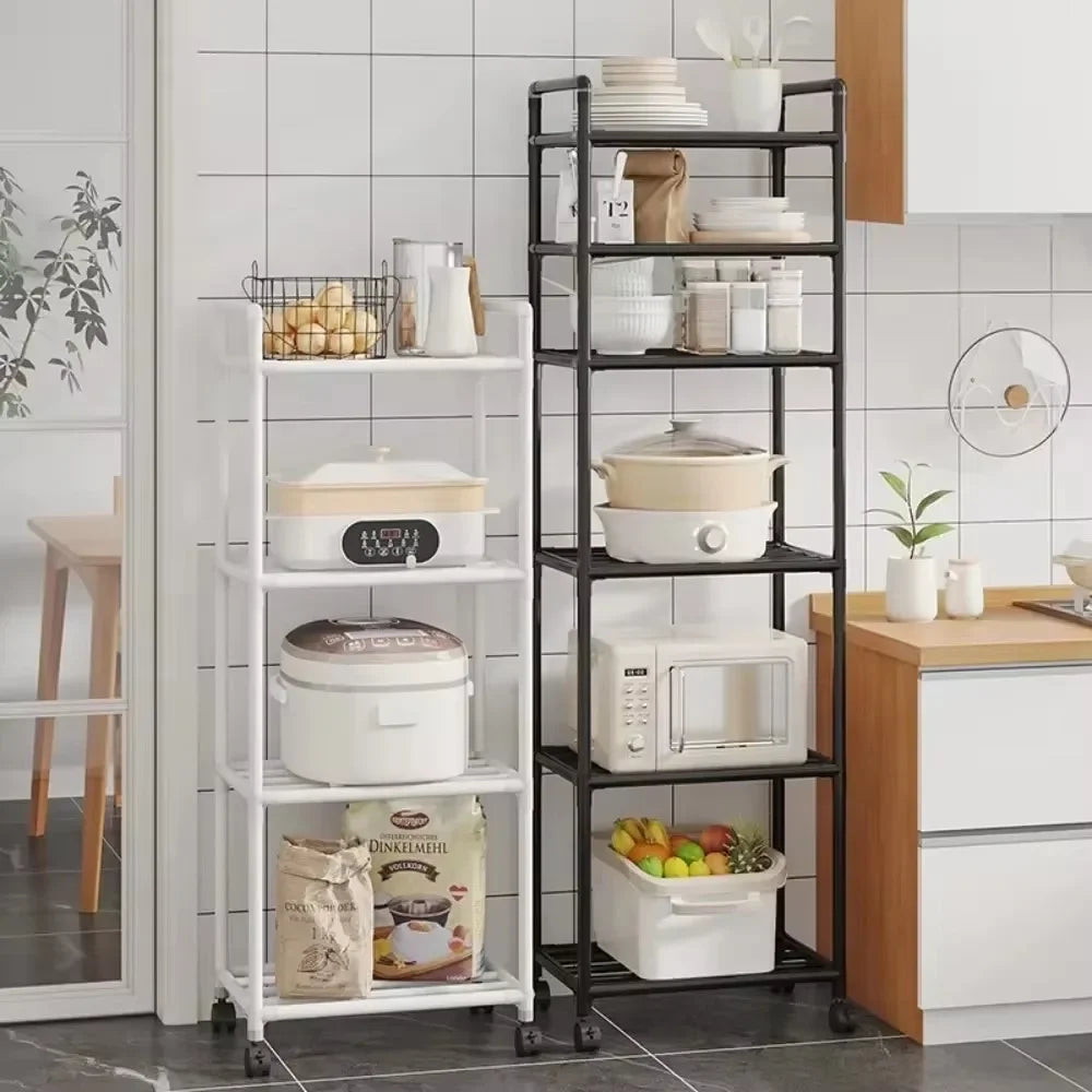 Movable Kitchen Storage Shelves