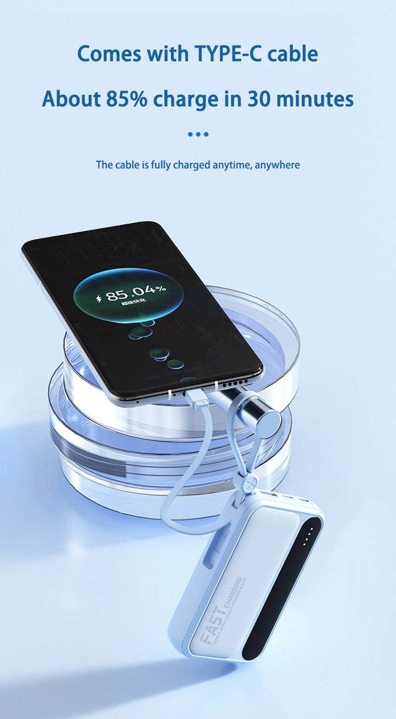 Multi-Cable Portable Charger