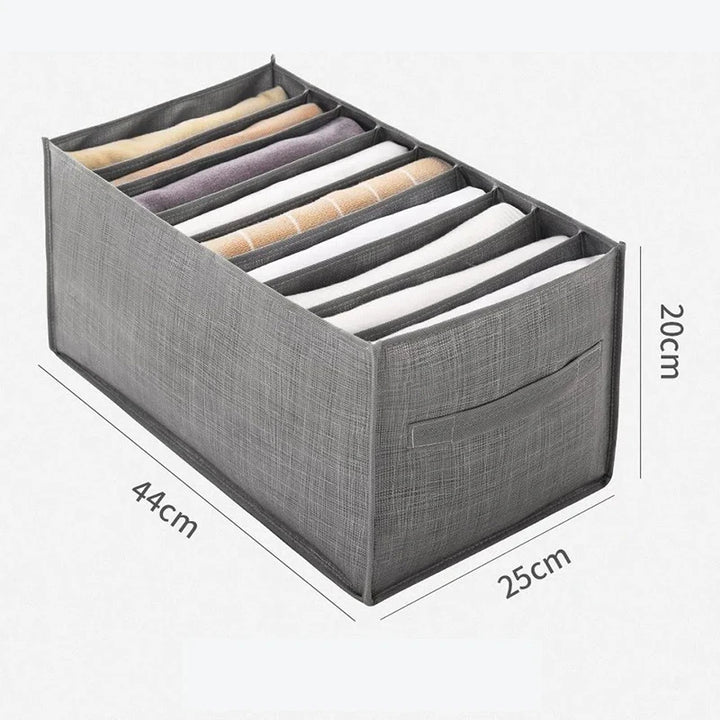 Multi-Compartment Clothes Organizer for Closet