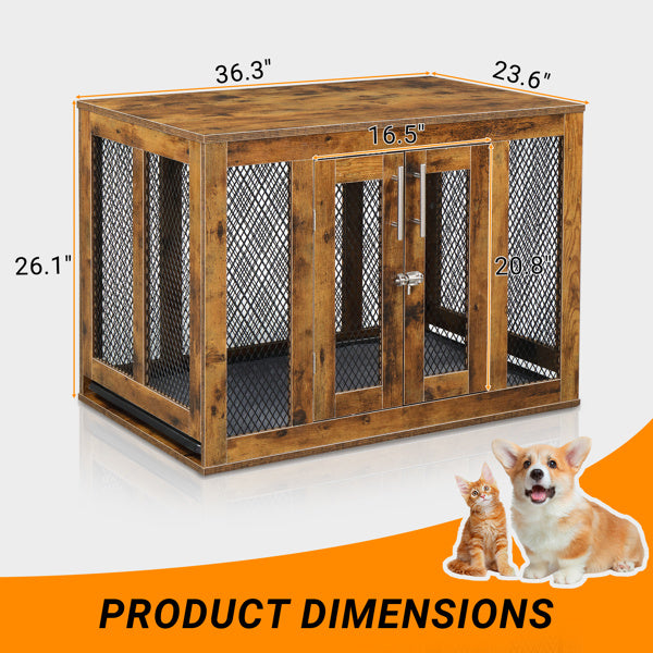 Multi-functional kennel with removable tray