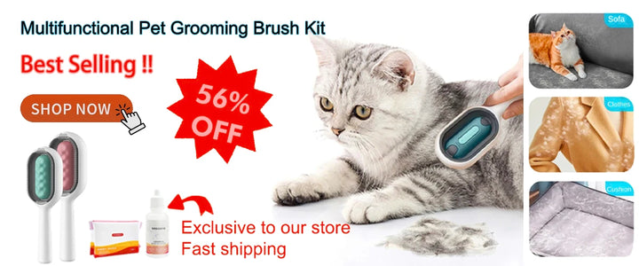 MultiFunctional Pet grooming Brush kit 