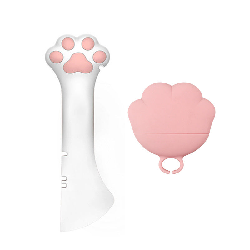 Multifunction pet scoop with jar opener