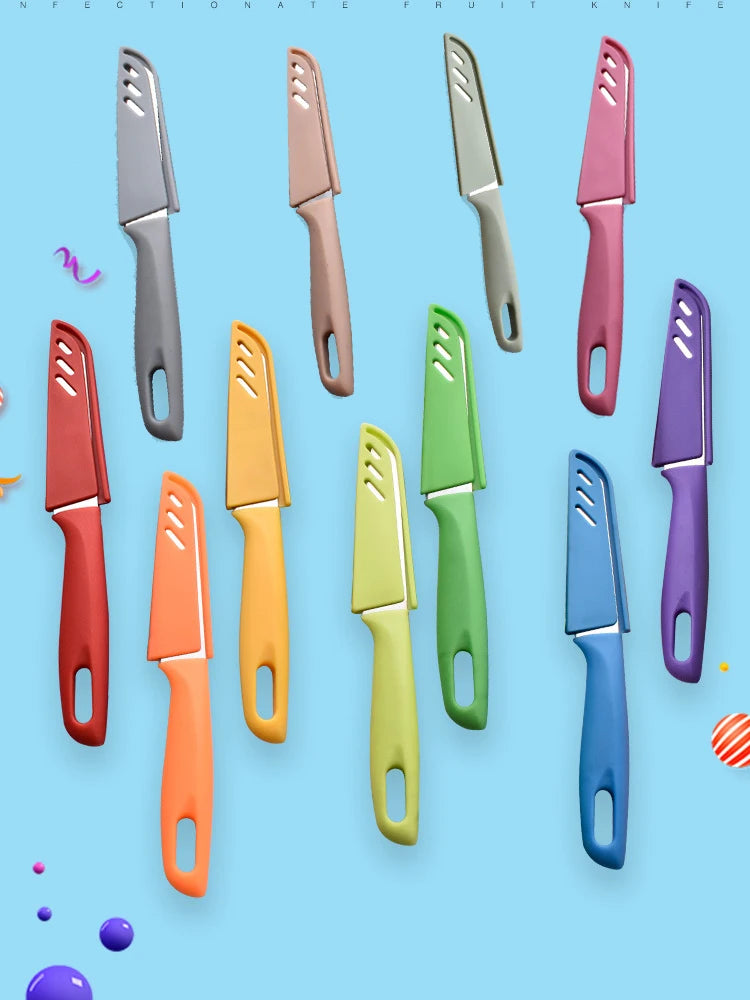 Multiple Colour Portable Stainless Steel Kitchen Knife
