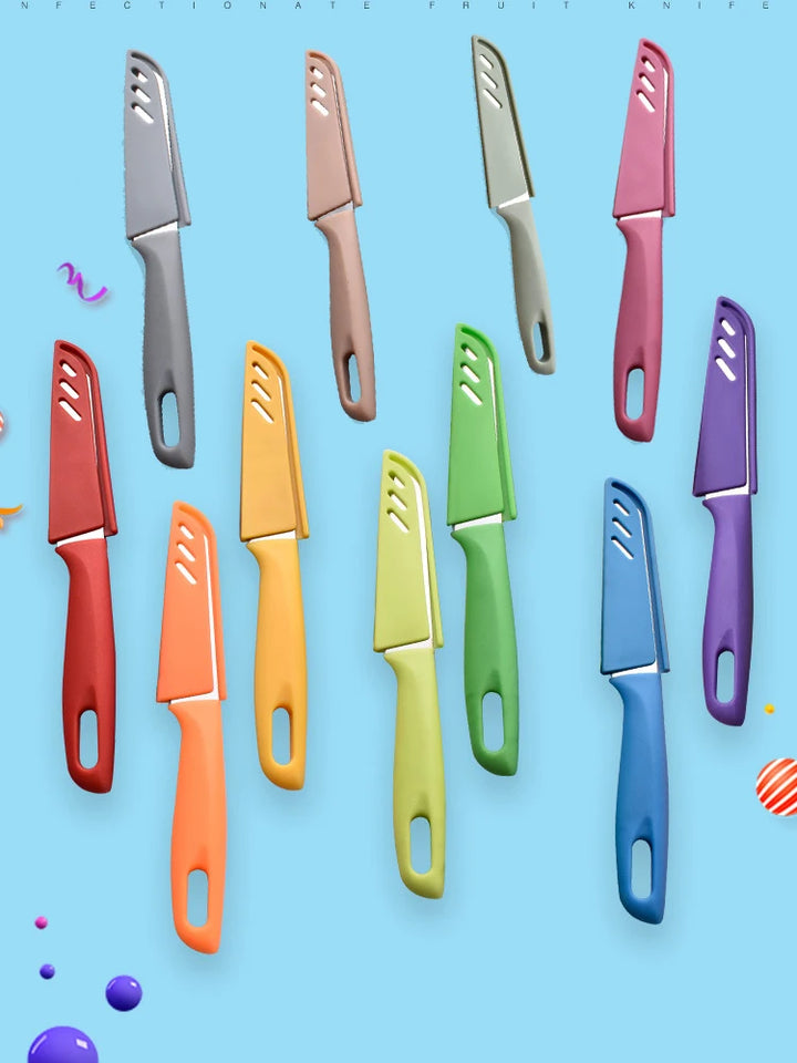 Multiple Colour Portable Stainless Steel Kitchen Knife