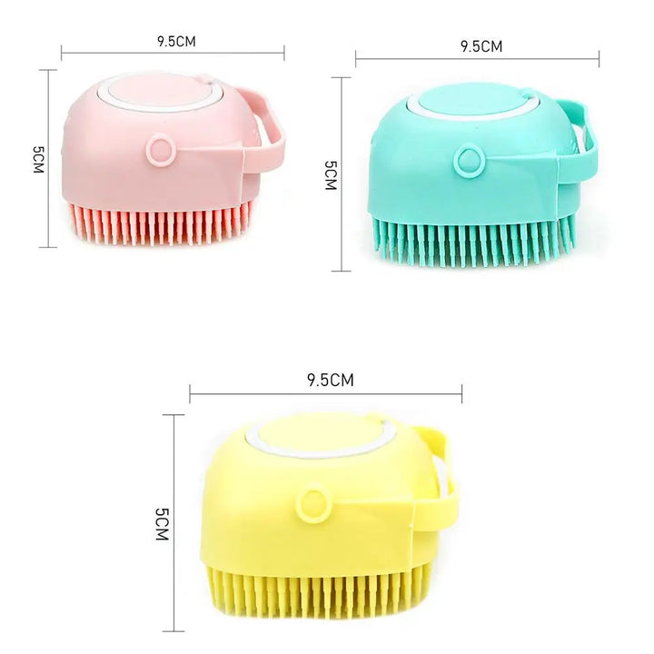 Multiple  Pet Shampoo Brush For Dogs 