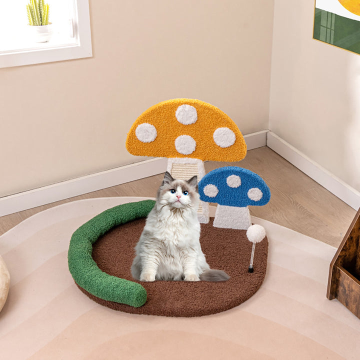 Mushroom cat bed
