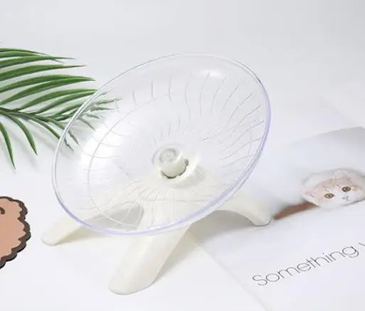 Mute flying saucer for pets