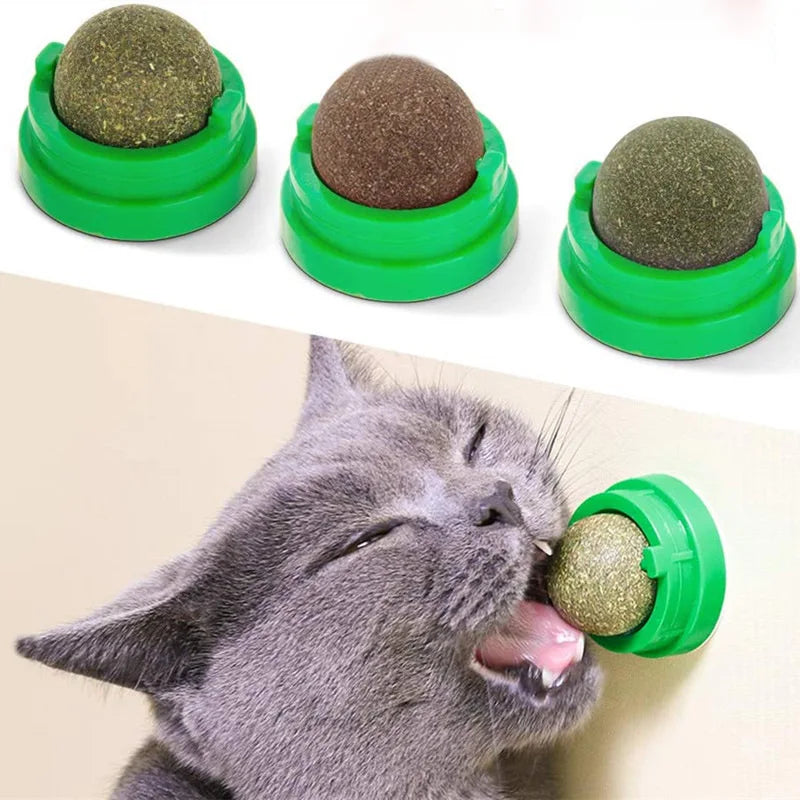 Natural Catnip Stick-on Ball