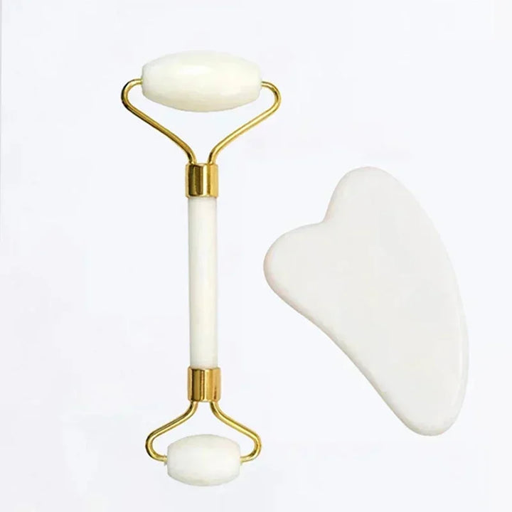 Natural White Stone Face Roller 