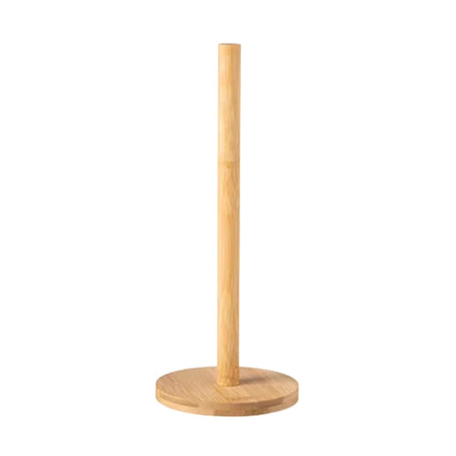 Natural Wood Paper Towel Stand
