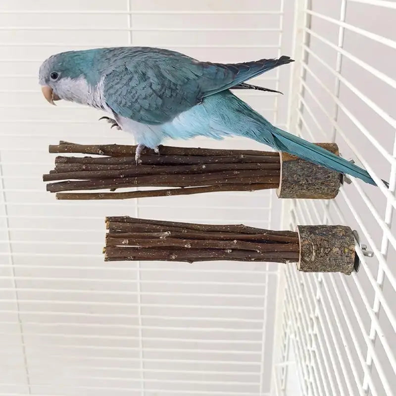 Natural Wood Parrot Perch