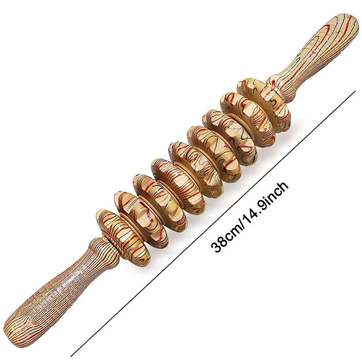 Natural Wooden Body Therapy Roller

