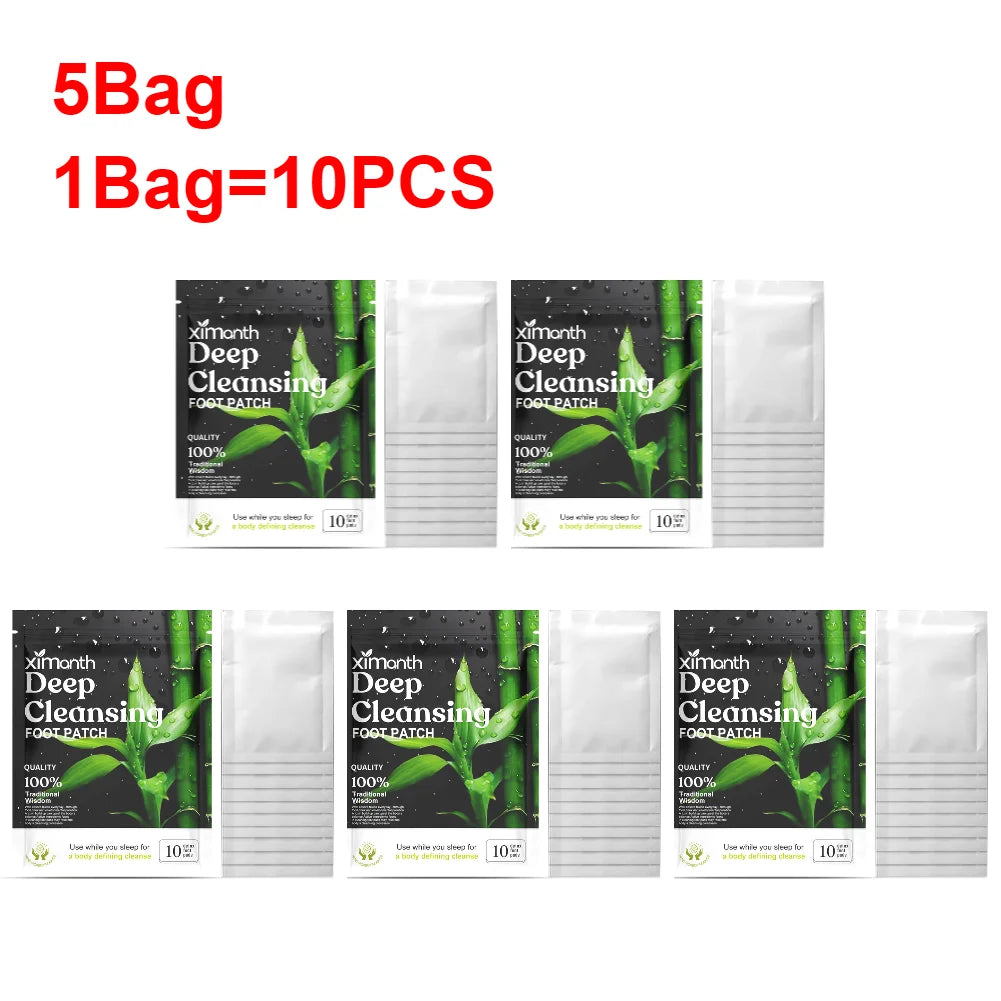 Natural cleansing foot pads for health