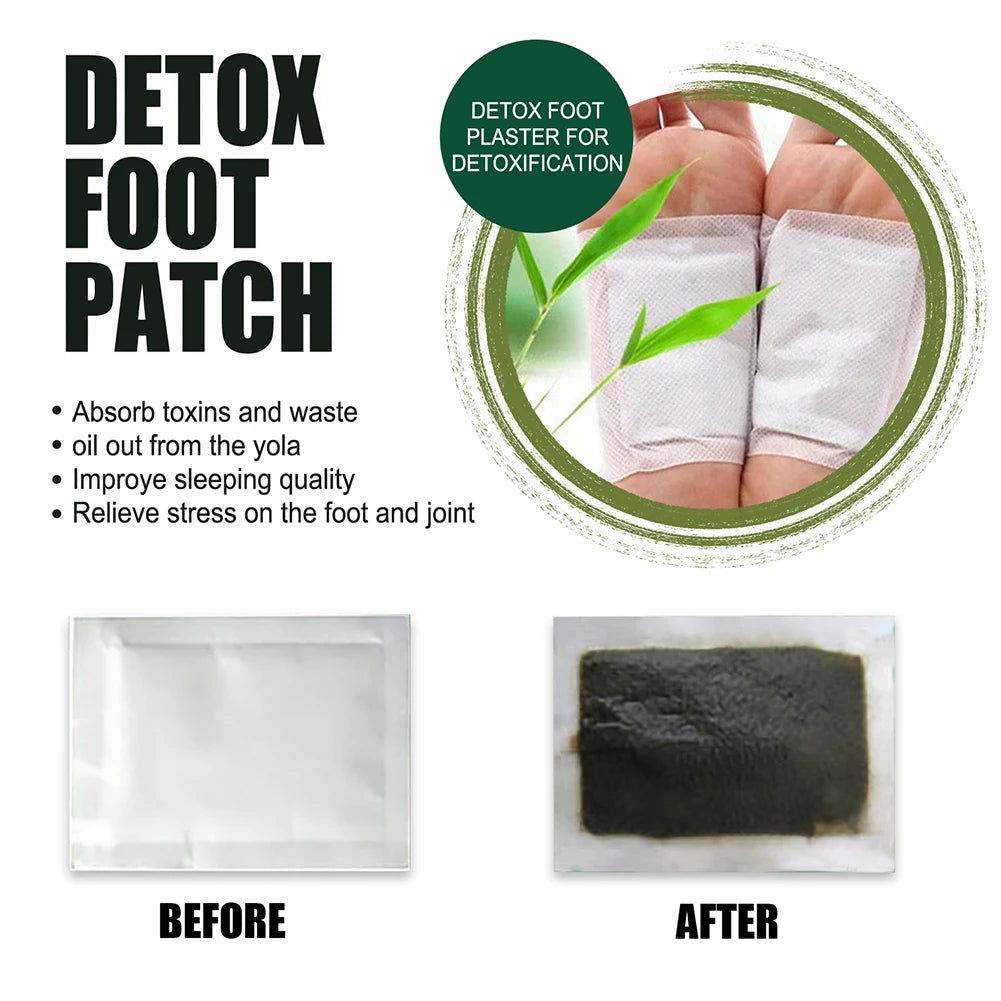 Natural detox foot patches herbal pads