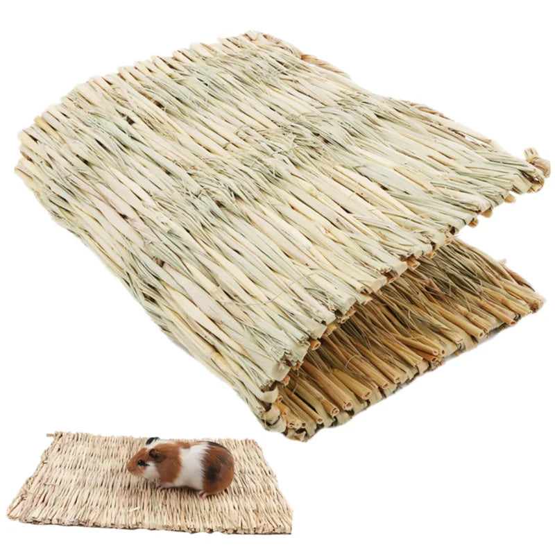 Natural pet grass mat