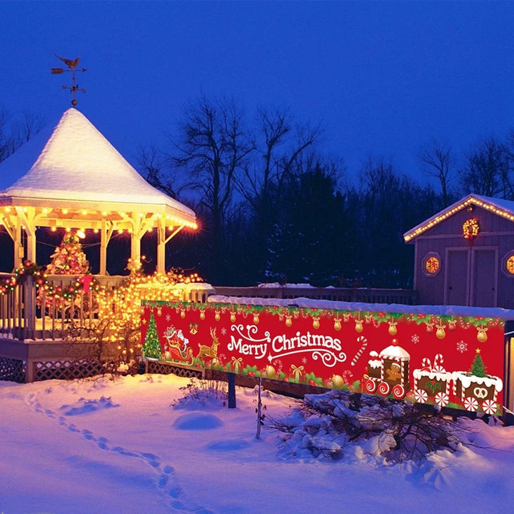 Navidad-themed outdoor flag for holidays