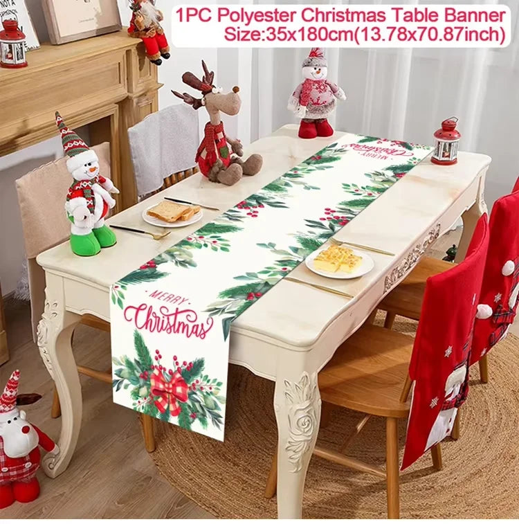 Navidad 2024 Christmas table runner design