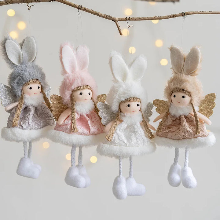 Navidad Angel Tree Ornaments for Home