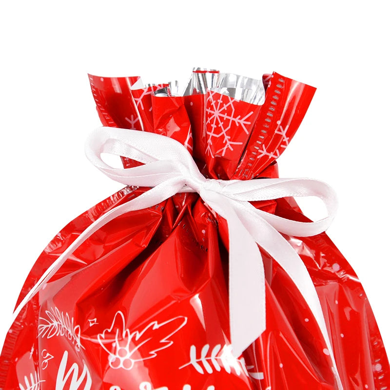 Navidad Gift Bags Drawstring Candy Packaging