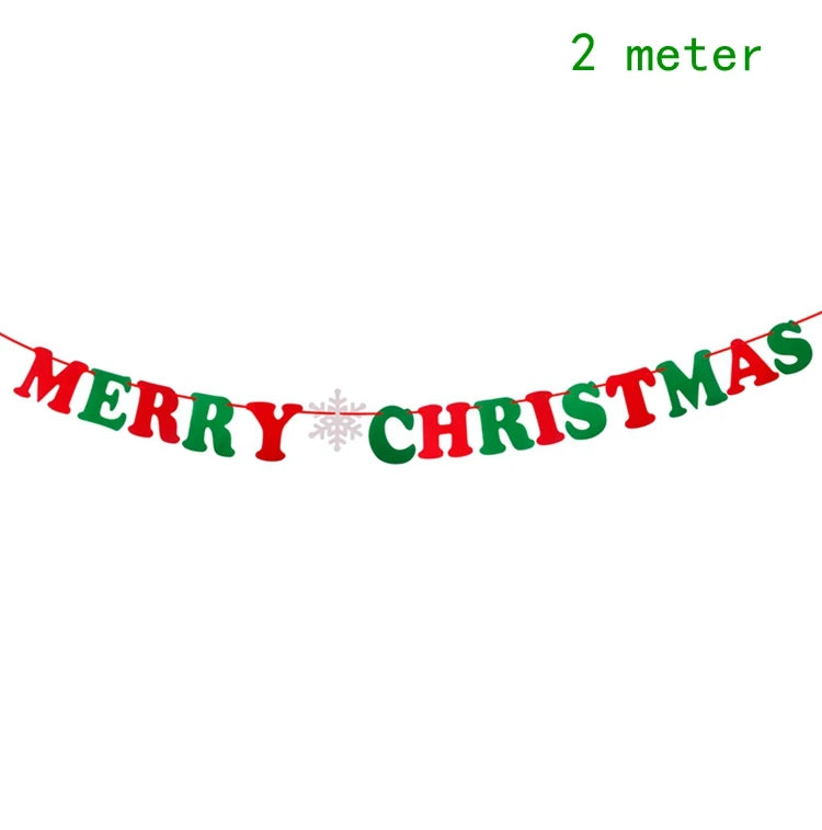 Navidad Noel Merry Christmas garland banner