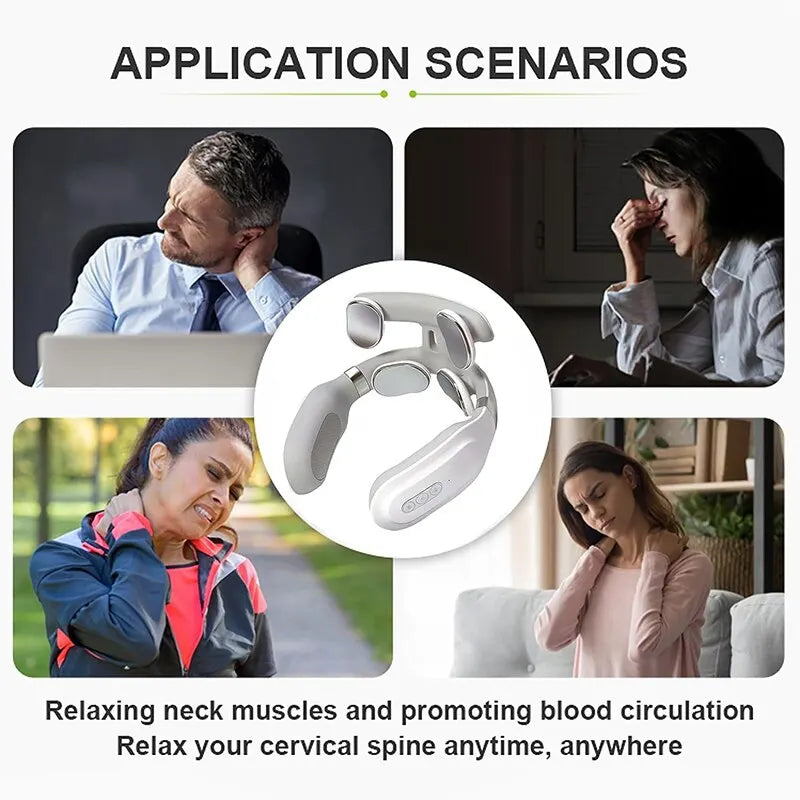 Neck Massager With Hot Compress