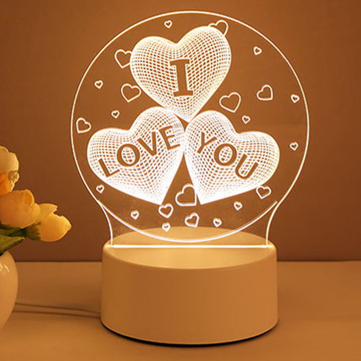 Neon sign 3D LED light