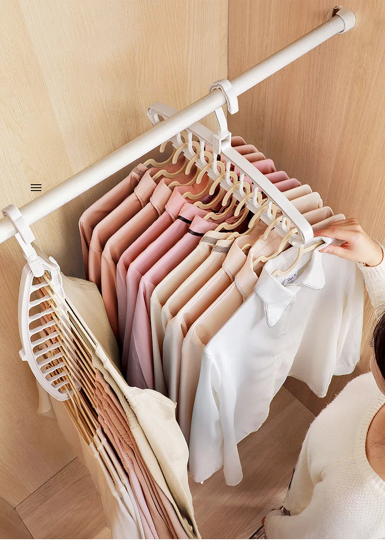 New Multi-Port Clothes Rack Organizer