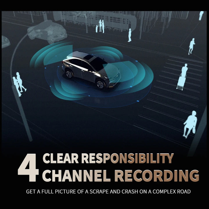 Night vision dash cam with GPS