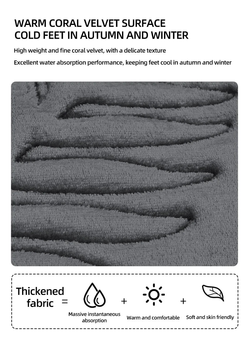 Non-Slip Memory Foam Bath Mat
