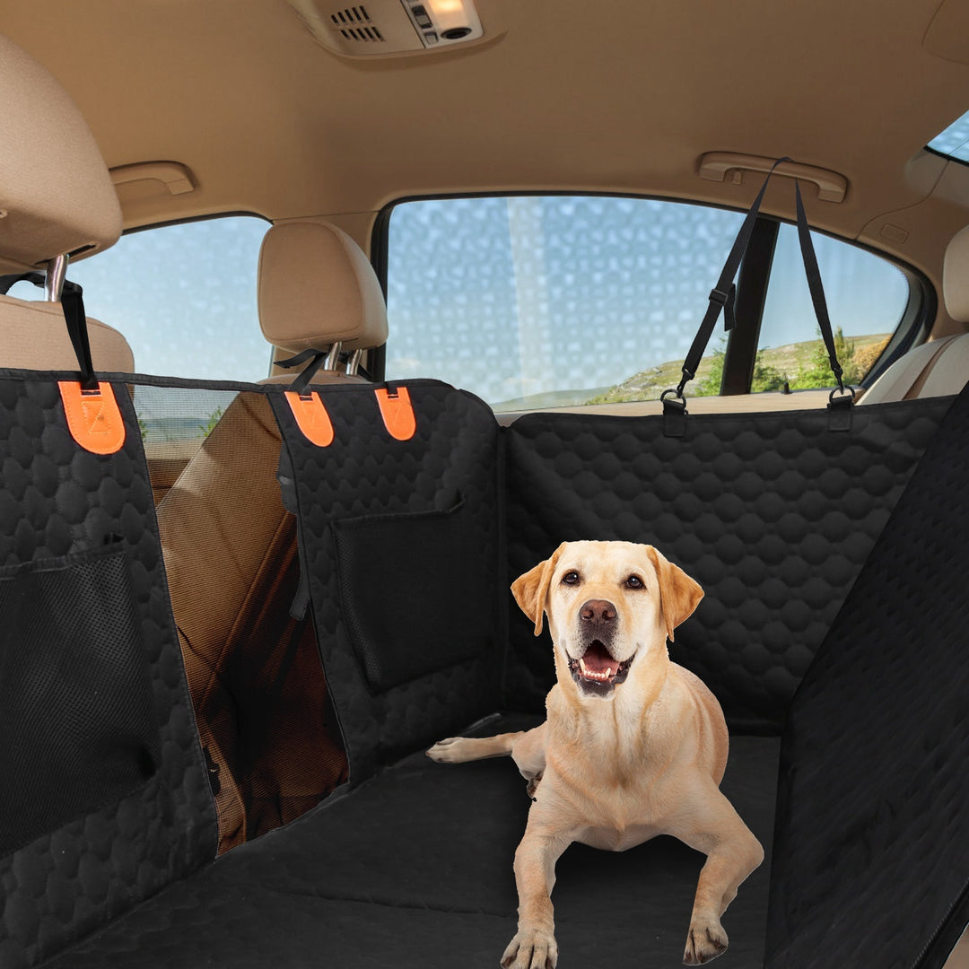 Non-slip car seat cover for dog travel