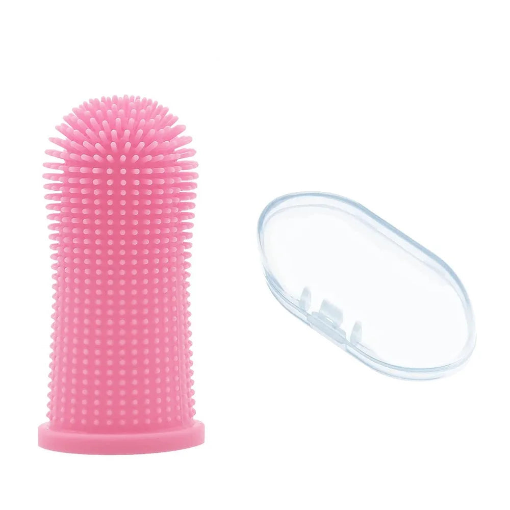 Nontoxic Finger Toothbrush for Pets
