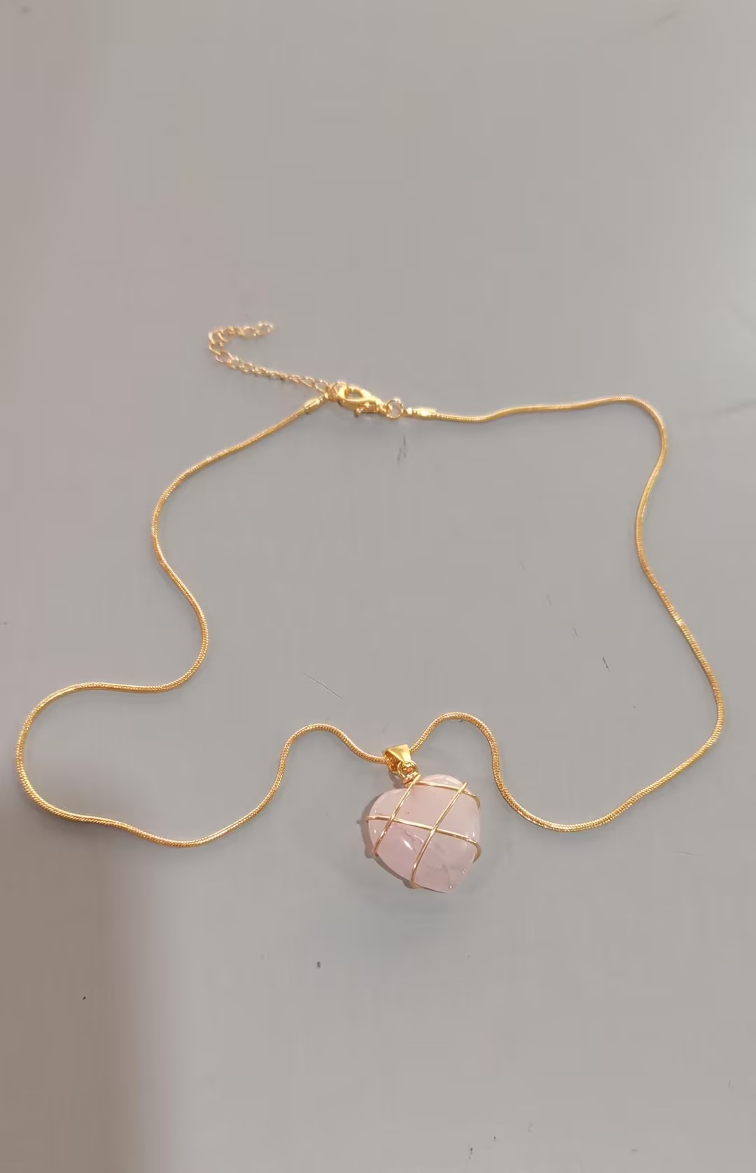 Novelty Heart Moonstone Necklace