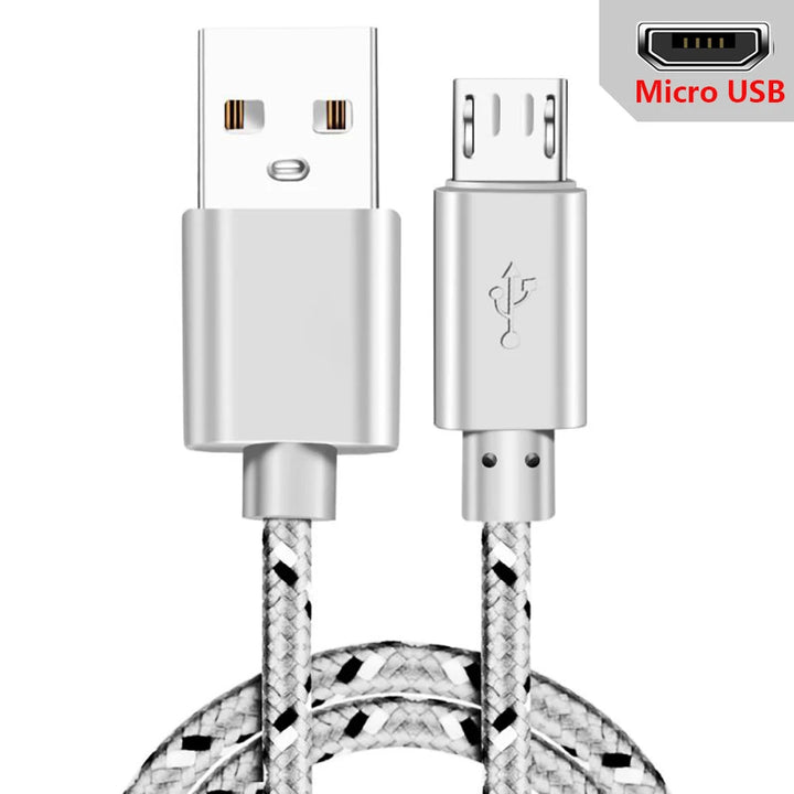 Nylon Braided Micro USB Fast Charger Cable

