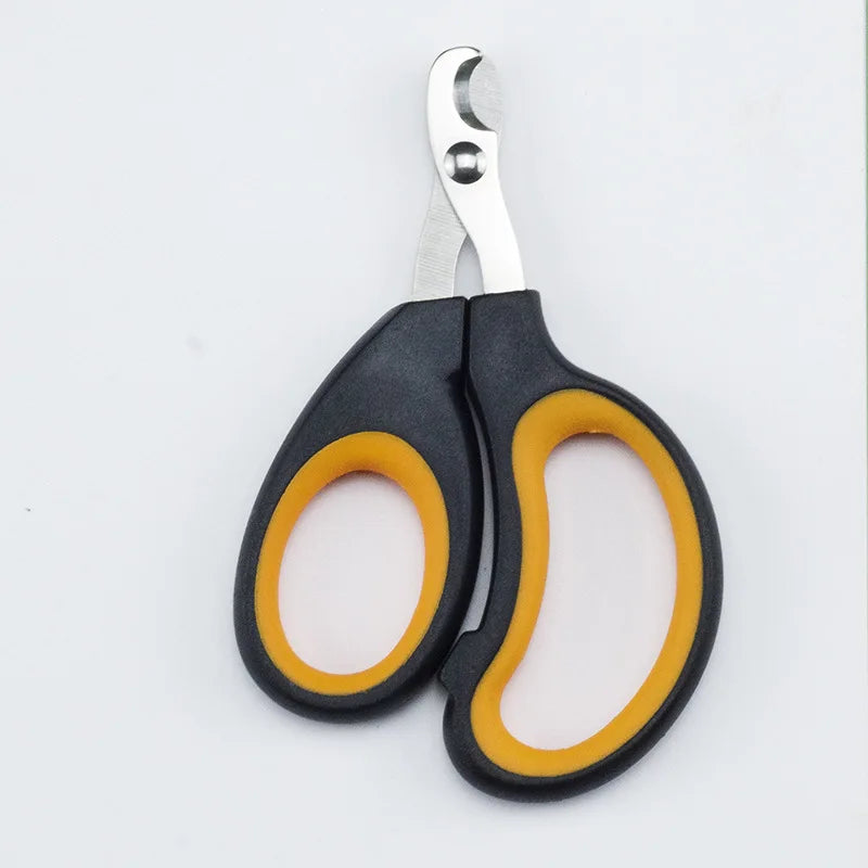 Orange And Black Cat Nail Scissors