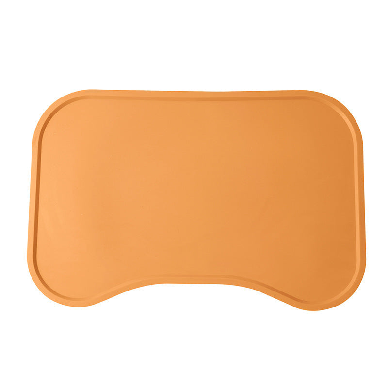 Orange Pet Food Tray