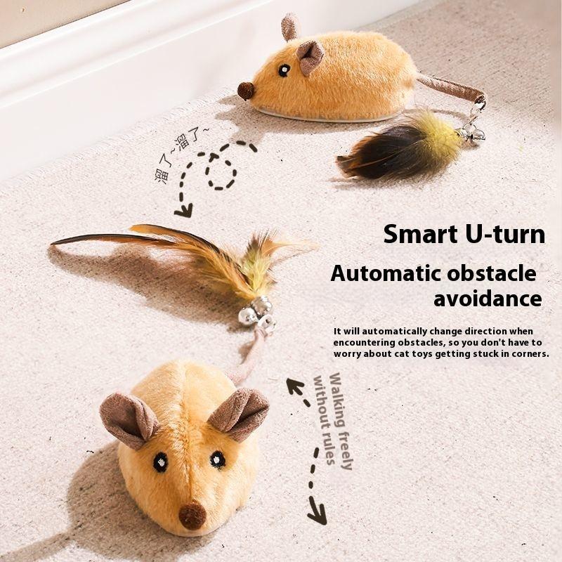 Orange electric mouse for cats