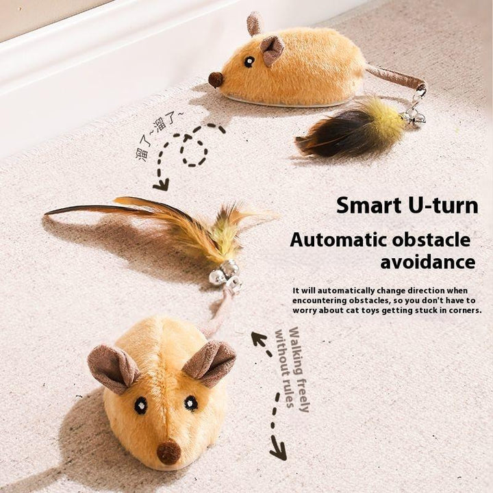 Orange electric mouse for cats