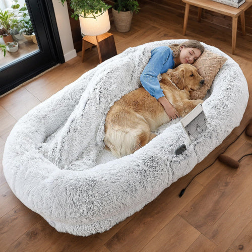 Orthopedic dog bed for napping comfort